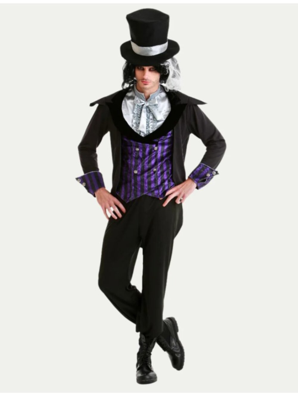 Hauntlook Dark Mad Hatter men's Halloween costume medium new in package